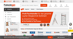 Desktop Screenshot of leitern-fahrgerueste.de