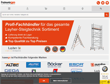 Tablet Screenshot of leitern-fahrgerueste.de